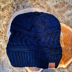 2- Pony Tail Beanies